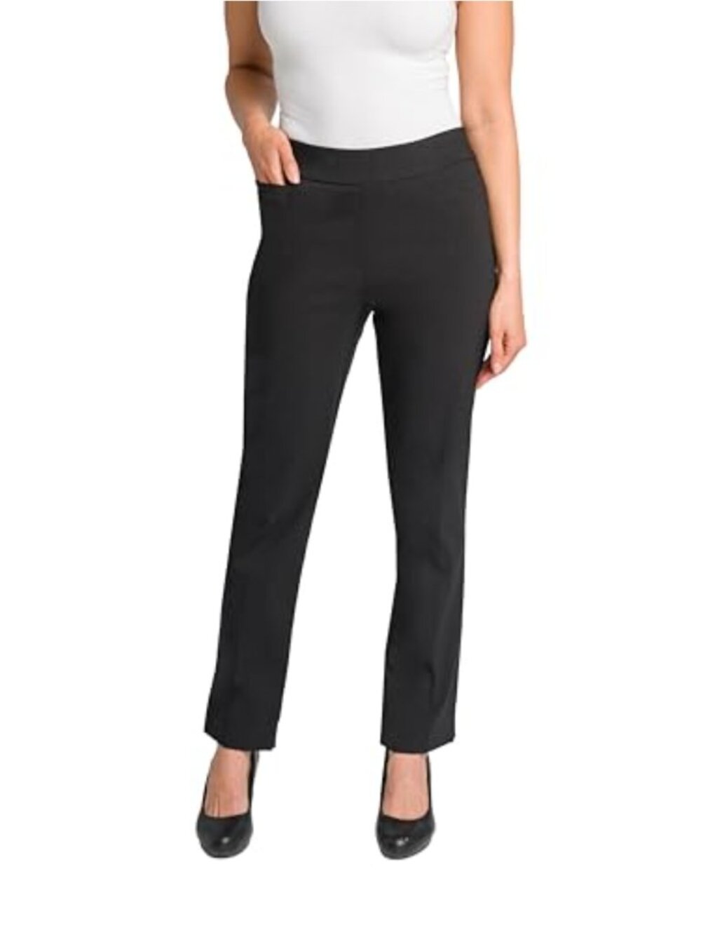 Super Stretch Millennium Welt Pocket Pull On Career Pant Straight Leg